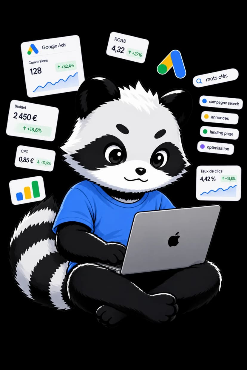 Mascotte Nooki agence Google Ads Nancy