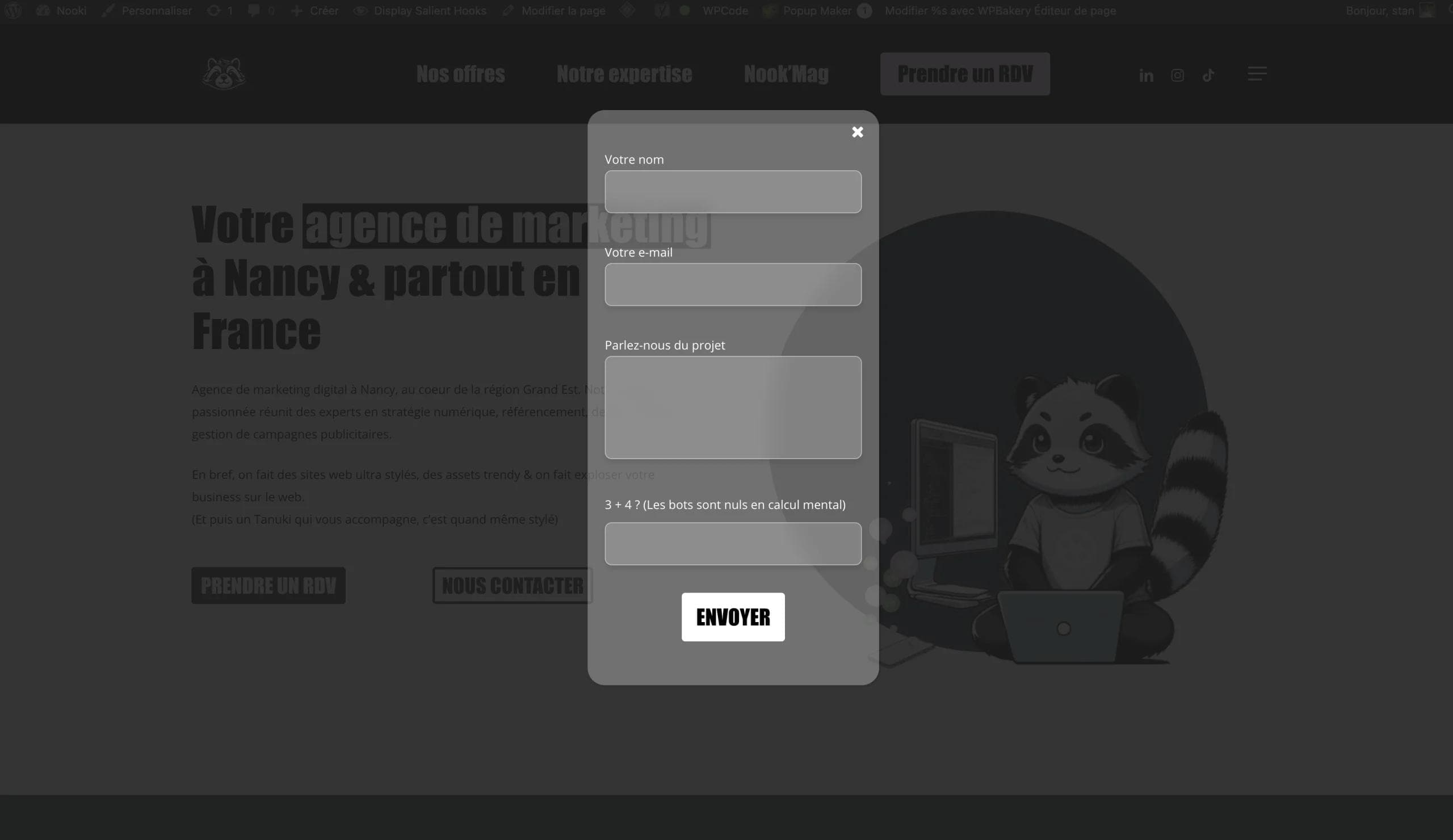Créez une Popup Formulaire sur WordPress : Guide simple avec Contact Form 7 et Popup Maker