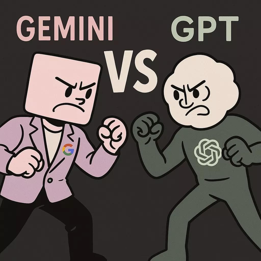 Gemini vs GPT: Qui gagne en 2025 ?