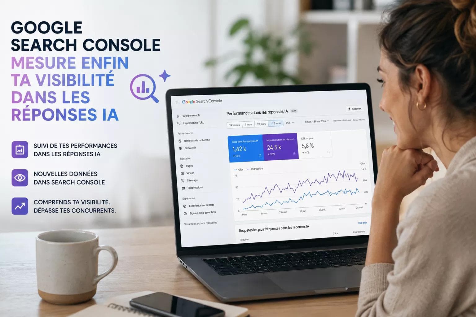 Google Search Console mesure enfin ta visibilité dans les réponses IA