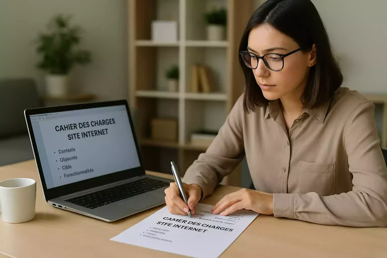 cahier des charges site internet exemple