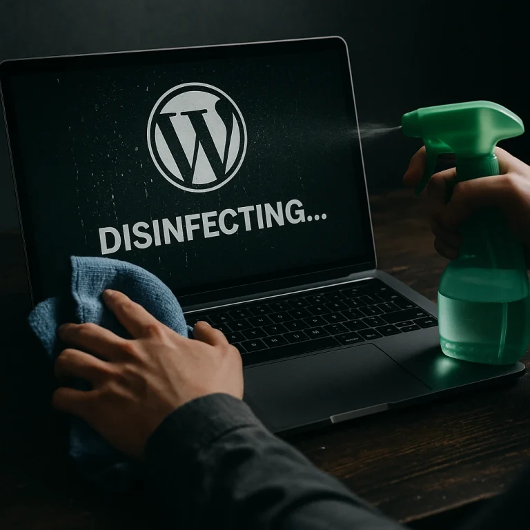 désinfecter site wordpress