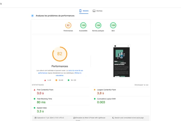 Réduisez le travail du thread principal