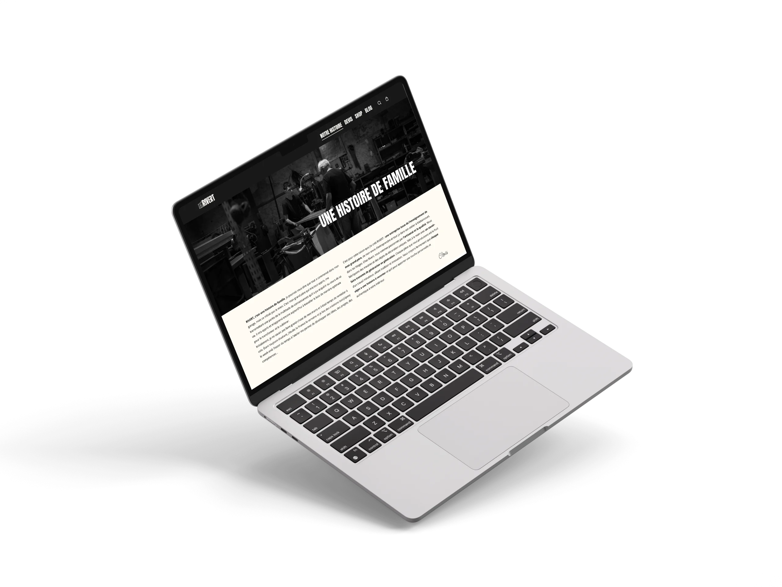 Mockup du projet