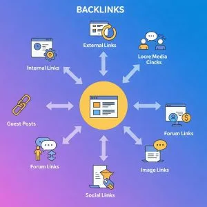 diffeÌrents types de backlinks